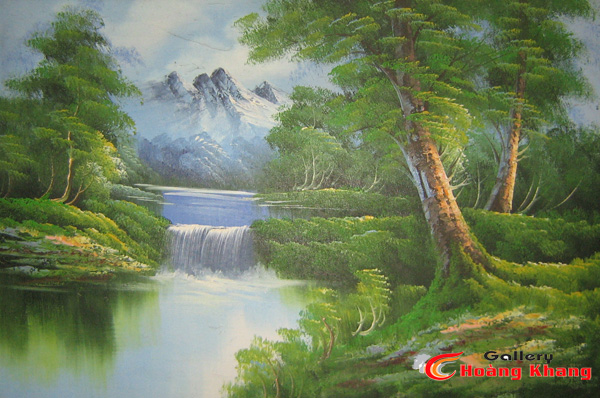 Tranh Núi - Nước - Phong Thuỷ